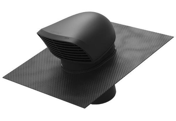 Renson dakdoorvoer Design XL (1/23) zwart voor pannendak 180/200. Op bestelling